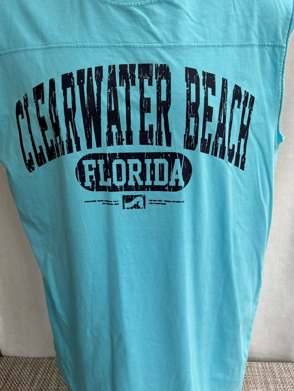 Clearwater Beach Florida Graphic Tank Top - Aqua